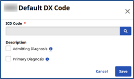 Contract Default DX Code Window